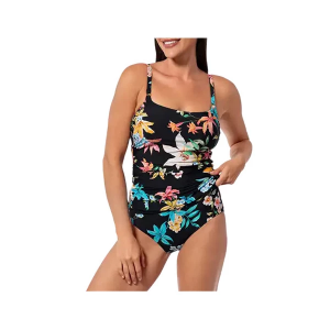 Women's Jantzen Eden Cami Swim Tankini 12 Black