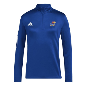 Kansas Jayhawks adidas Women's Primary Golf 1/4 Zip Small Royal