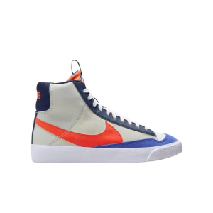 Kids' Nike Blazer Mid '77 SE Sneakers Big 3.5 Regular White/Team Orange/Light Silver