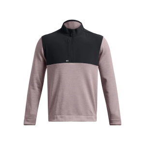 Men's Under Armour Drive Storm SweaterFleece Long Sleeve 1/2 Zip 2XLarge Tetra Gray
