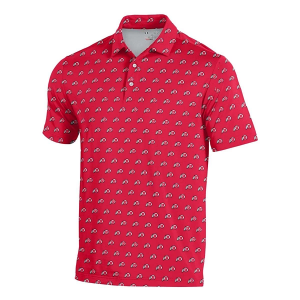 Utah Utes Under Armour Repeate Logo Polo 2XLarge Red