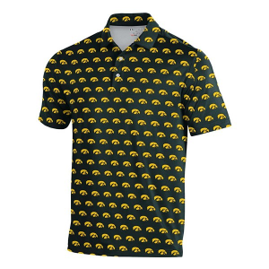 Under Armour Iowa Hawkeyes Tonal Logo Polo
