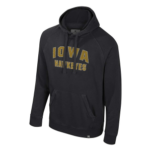 Iowa Hawkeyes Colosseum Hoodie 2XLarge Black
