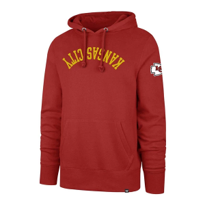 Kansas City Chiefs 47 Brand Upside Down Hoodie XLarge Red