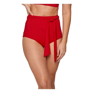 Women's Wild Isles Hana High Waist Reversible Swim Bottoms Contemporary 14/16 Lava/Bloom
