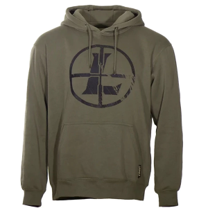 Men's Leupold Distressed Reticle Hunting Hoodie XLarge Green