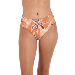 Women's La Blanca Reversible Mid-Waist Keyhole Swim Bottoms Contemporary 12 Sandy Cove Sienna