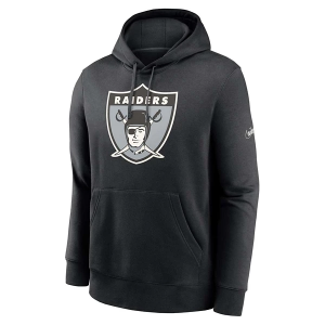 Las Vegas Raiders Nike Rewind Hoodie Medium Black