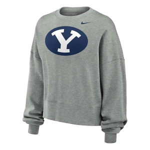 BYU Cougars Nike Women's Crew XLarge Grey Heather