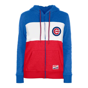 Women's Chicago Cubs New Era Logo Full Zip Medium Blue