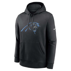 Carolina Panthers Nike 2024 Club Hoodie Large Black