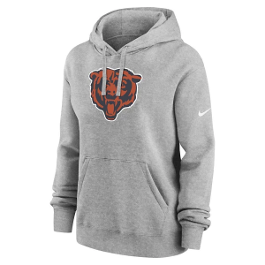 Women's Chicago Bears Nike 2024 Club Hoodie Medium Dark Grey Heather