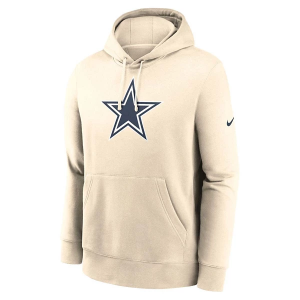 Dallas Cowboys Nike Club Hoodie 2XLarge Natural