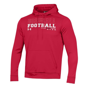Utah Utes Under Armour Hoodie Medium Red