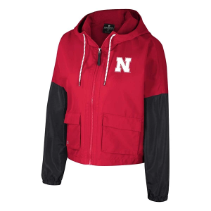 Colosseum Women's Nebraska Cornhuskers Rafiz Full Zip Jacket