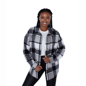 Dallas Cowboys Women's Gameday Couture Endzone Mid Athletic Jacket Medium Grey Heather White