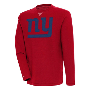 New York Giants Antigua Big Logo Flier Bunker Crewneck 2XLarge Dark Red