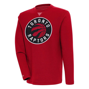 Toronto Raptors Antigua Big Logo Flier Bunker Crewneck 2XLarge Dark Red