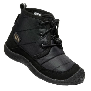 Boys' KEEN Howser II Waterproof Hiking Chukka Boots Toddler 8T Black/Black