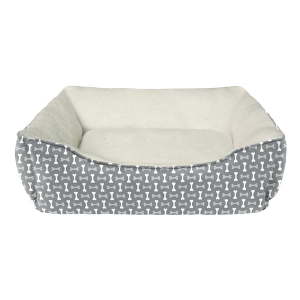 Sleep Zone Tossed Bones Dog Bed