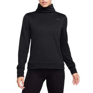 Women's Nike Therma-FIT Swift Element Long Sleeve T-Shirt Medium Black/Reflective Silv