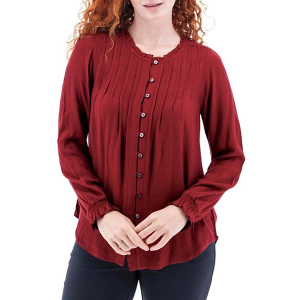 Women's Aventura Isabel Long Sleeve Shirt Large Sun-Dried Tomato