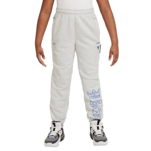 Kids' Nike LeBron Standard Issue Dri-FIT Basketball Sweatpants Large Photon Dust/Htr/Royal Pulse Regular