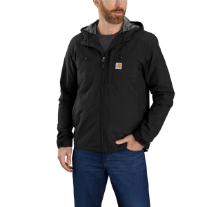Men's Carhartt Rain Defender Relaxed Fit Lightweight Windbreaker Small Black