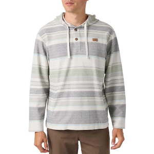Men's O'Neill Bavaro Stripe Poncho Hoodie Large Natural