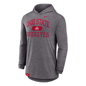 Ohio State Buckeyes Nike Blitz T-Shirt Small Dark Heather Grey
