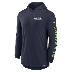 Seattle Seahawks Nike Dri-Fit Long Sleeve T-Shirt XLarge Navy