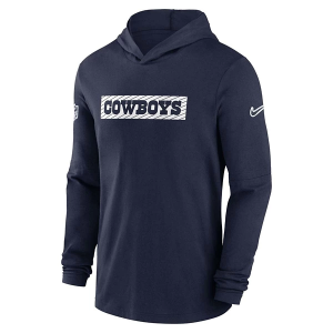Dallas Cowboys Nike Sideline Long Sleeve T-Shirt Large Navy