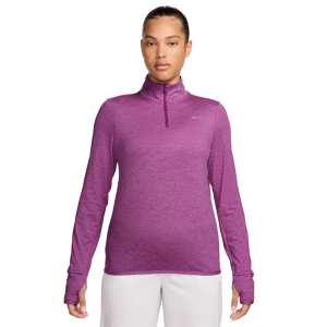 Women's Nike Swift Element Long Sleeve 1/4 Zip XSmall Hot Fuchsia/Plum Dust/Reflective Silv
