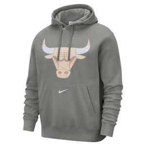 Chicago Bulls Nike 2024 City Edition Club Hoodie XSmall Steel