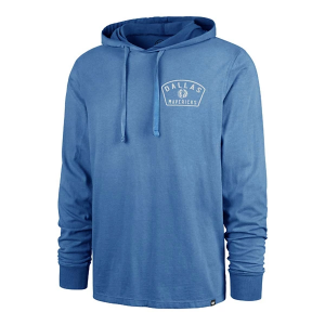 Dallas Mavericks 47 Brand Overhand Hoodie Medium Blue