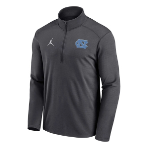 North Carolina Tar Heels Nike Pacer 1/2 Zip Small Anthricite
