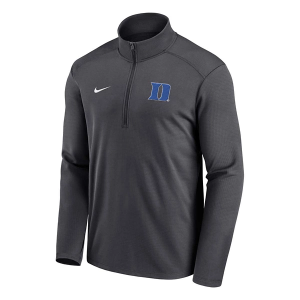 Duke Blue Devils Nike Pacer 1/2 Zip Small Anthricite