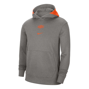 Oklahoma State Cowboys Nike Hoodie Large Dark Grey Heather