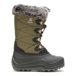 Kids' Kamik Snowangel Insulated Winter Boots Outdoor Little 1 Dark Olive