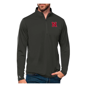 Nebraska Cornhuskers Antigua Tribute 1/4 Zip 3XLarge Smoke