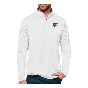 Kansas State Wildcats Antigua Tribute 1/4 Zip 2XLarge White
