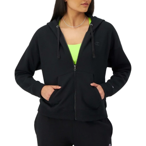 Women's Champion Powerblend Full Zip XSmall Black