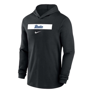 Drake Bulldogs Nike Lightweight Sideline Coaches T-Shirt Small Black