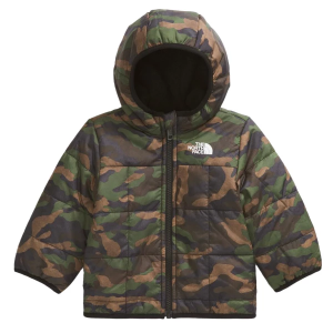 The North Face Reversible Shasta Full Zip Puffer Jacket Baby 6 mo. Black/Camo