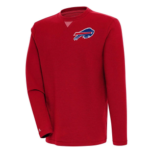 Buffalo Bills Antigua Chest Crest Flier Bunker Crewneck 2XLarge Dark Red