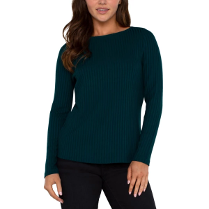 Women's Liverpool Los Angeles Knit Long Sleeve Shirt XSmall Dark Forest