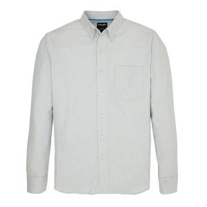 Men's Wrangler Cody Johnson Classic Fit Grey Long Sleeve Button Up Shirt 2XLarge Grey Heather
