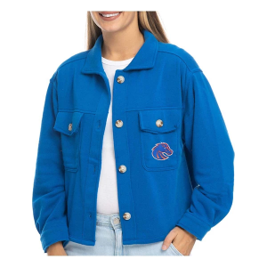 ZooZatZ Women's Boise State Broncos Fleece Shacket