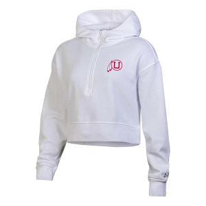 Utah Utes Under Armour Women's Hoodie 2XLarge White