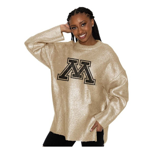 Minnesota Golden Gophers Gameday Couture Women's Shinedown Fashion Medium Gold